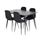 Spisegruppe Venture Home Silvia med Innleggsplate og 4 Phoi Stoler
