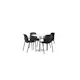 Spisegruppe Venture Home Hamden Ø80 cm med 4 Baltimore Stoler