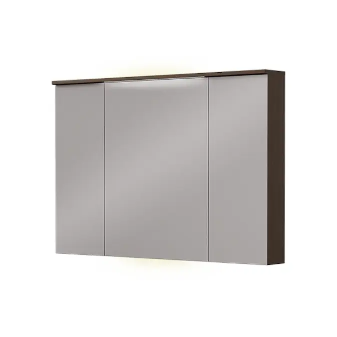 Speilskap FOSSBAD B120 D12 med Lystopp 60 + 30 + 60