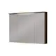 Speilskap FOSSBAD B120 D12 med Lystopp 60 + 30 + 60