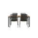 Spisegruppe Venture Home Break Bord med 4 Bois Stoler