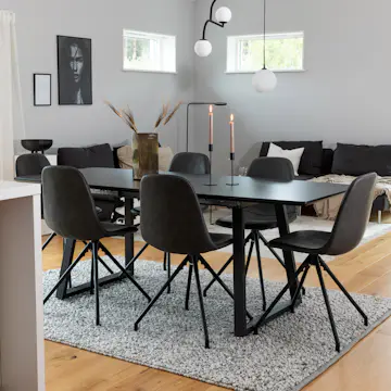Spisegruppe Venture Home Ina med 6 Pobbie Stoler