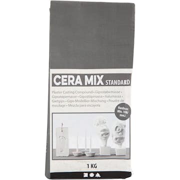 Modellgips Creativ Company Cera-Mix Standard Lysgrå