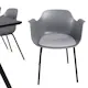 Spisegruppe Venture Home Marina med 6 Comfort Plastic Stoler