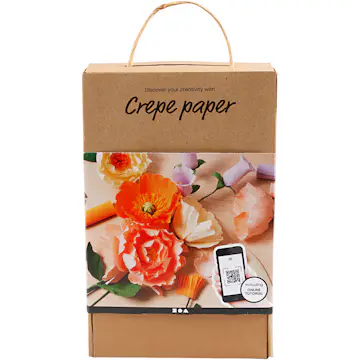 Materiellsett Creativ Company Start DIY Kit Kreppapir Ass Farger