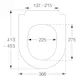 Toalettsits Pressalit D-Shape S1068