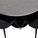 Spisegruppe Venture Home Razzia med 4 Velvet Stoler Skinn