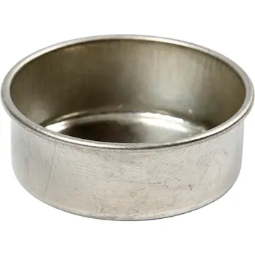 Metallinnsats Creativ Company for Lys 15x44 mm 12 stk/1 Pk