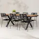 Hagegruppe Venture Home Garcia med 6 Lindos Lenestoler