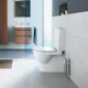 Toalettstol Duravit Durastyle Rimless 010701 med Mjukstängande Hårdsits