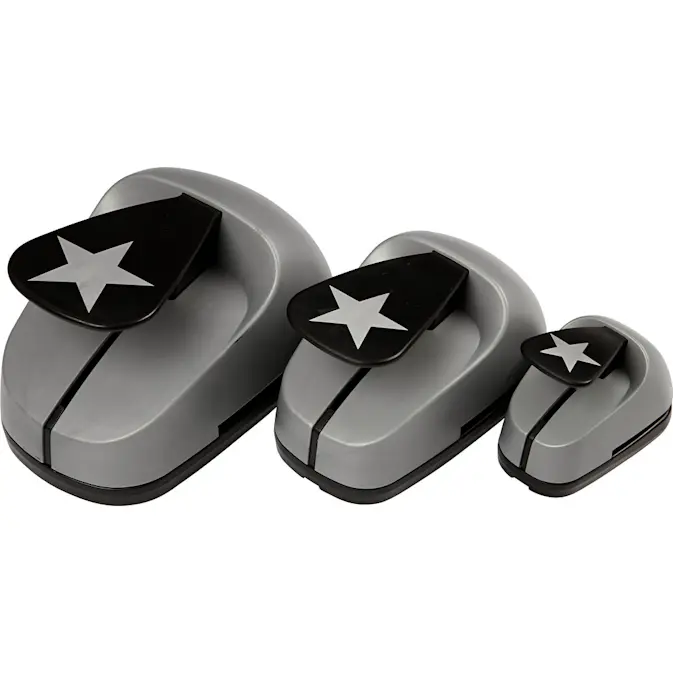 Stansejernsett Creativ Company Lag på Lag Stjerne 3-Pk