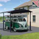 Carport Canopia av Palram Alpine i metall for bobiler 3,6x5 m