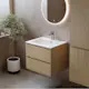 Tvättställsskåp Bathlife Eufori med Tvättställ och Spegel Skina