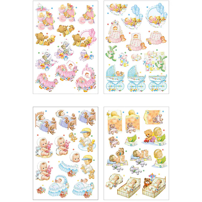3D Motiv Creativ Company Baby 4 Ark/1 Pk