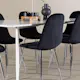 Spisegruppe Venture Home Silar 180 med 6 stk Polar Stoler Fløyel