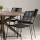 Hagegruppe Venture Home Rosario med 6 Lindos Lenestoler