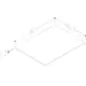 Benkeplate Korsbakken Bad Corian