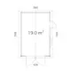 Garasjebod Palmako Roger 19 m2 med Dobbel Treport