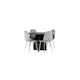 Spisegruppe Venture Home Bootcut Ø110 cm med 4 stk Eva Stoler