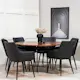 Spisegruppe Venture Home Copenhagen med 6stk Comfort Stoler