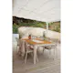 Veggpergola Jabo 4x4 m Hvit