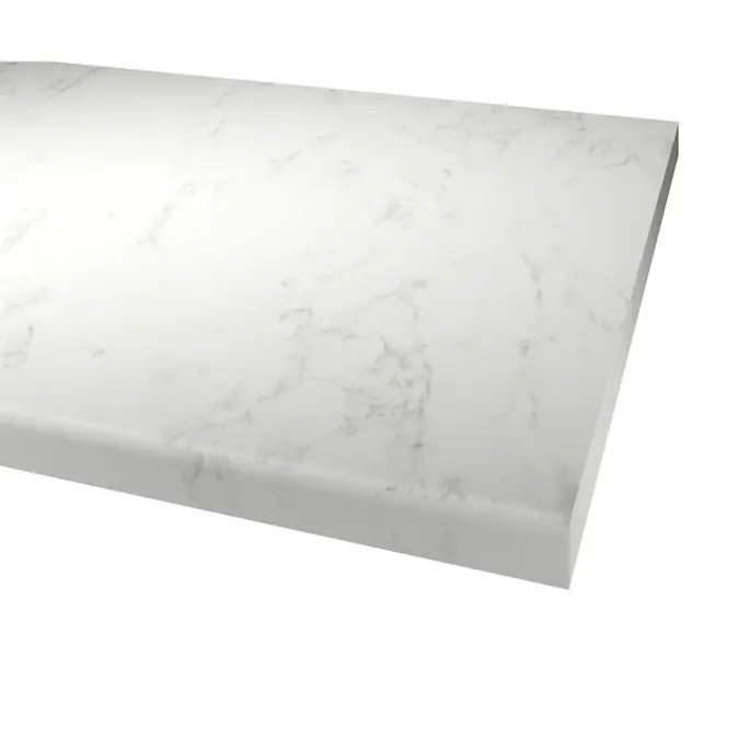 Benkeplate Fibo Laminat 627 Marble White