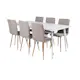 Spisegruppe Venture Home Pobbie med 6 Walter Stoler
