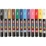 Tusj Creativ Company Posca Nr PC-1M Ass Farger Strek 0,7 mm 1 Stk