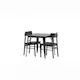 Spisegruppe Venture Home Tempe med 2 Montros Stoler