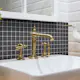 Klinker Arredo Fojs Collection Svart Mosaic Matt 3x3 cm