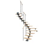 Plassbesparende Trapp Dolle Cork Bøk 1/2-Sving Style6