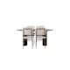 Spisegruppe Venture Home Isolde med 4 stk Seda Stoler