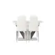 Spisegruppe Venture Home Disa med 4 Pastill Stoler
