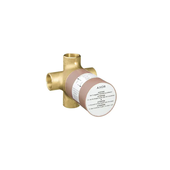 Innbyggingsdel Hansgrohe for Quattro Fireveisventil