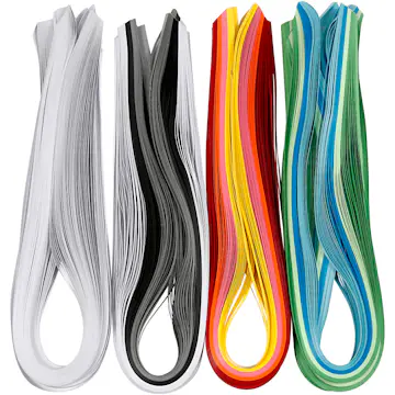 Quilling strimler Creativ Company Ass farger 12x100 stk/1 Pk