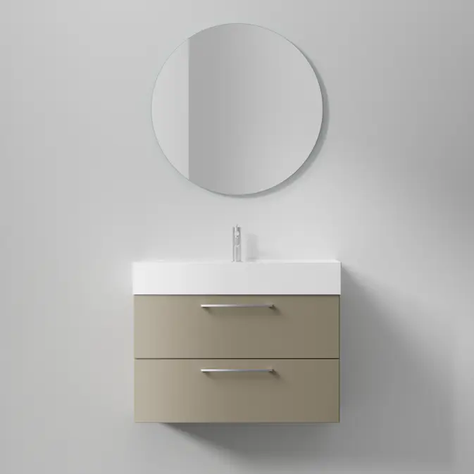 Tvättställsskåp INR Core Solid med 2 Lådor