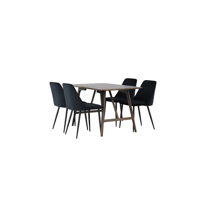 Spisegruppe Venture Home Kaseidon med 4 stk Night Stoler
