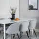 Spisegruppe Venture Home Pobbie med 6 Valentina Stoler Manchester