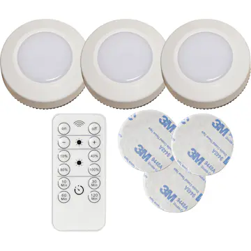 Batteridrevet Spotlight Star Trading Functional 3-pk