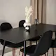 Spisegruppe Venture Home Silvia med Innleggsplate og 4 Pobbie Stoler