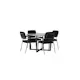 Spisegruppe Venture Home Durango Ø120 cm med 4 stk Yesterday Stoler