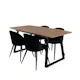 Spisegruppe Venture Home Inca med 4 Velvet Stoler