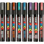 Tusj Creativ Company Posca Metallicfarger Nr Pc-5M Strek 2,5 mm 8 Stk/1 Pk