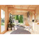 Hagestue Palmako Andrea 22,1 m² Slide Plus (inv. 21,1 m²)