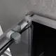 Dusjkabinett Lyfco Regn Sort