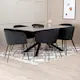 Spisegruppe Venture Home Piata med 6 Bergen Stoler