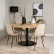 Spisegruppe Venture Home Cornelia med 4 Pobbie Stoler
