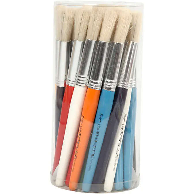 Barnepensler Creativ Company Runde 30 stk/1 Pk