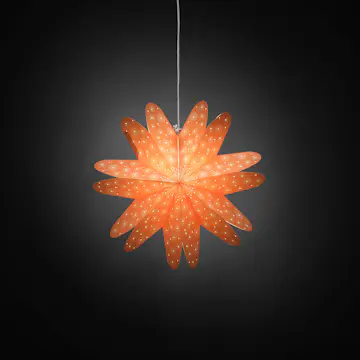 Adventsstjerne Gnosjö Konstsmide 7 Stråler inkl. Ledningsett