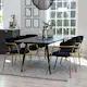 Spisegruppe Venture Home Gold med 6 Arrow Stoler